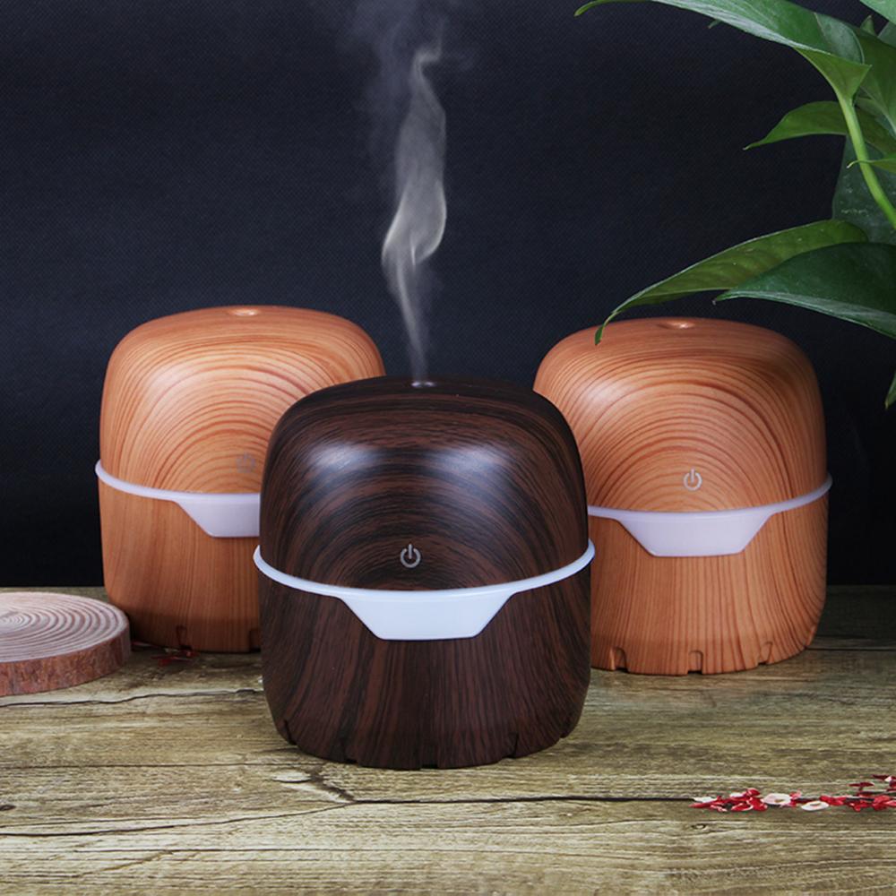 Essensiell aromaoljediffusor ultralyd kul tåke usb luftfukter renser 7 fargeskifte ledet nattlys fuktighetskontor