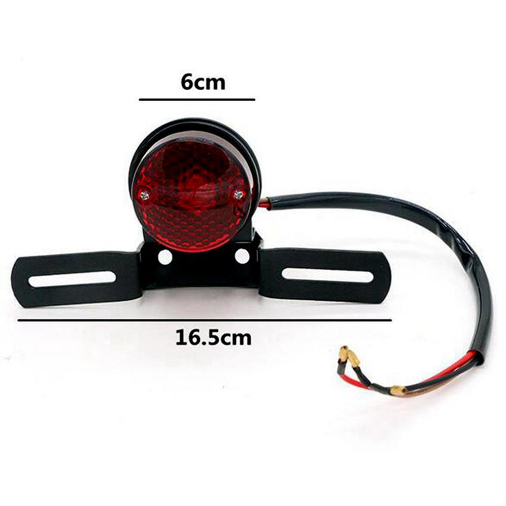 12V halogène Moto feux arrière Moto feu Stop arrière café Racer pour Chopper Bobber Moto accessoires
