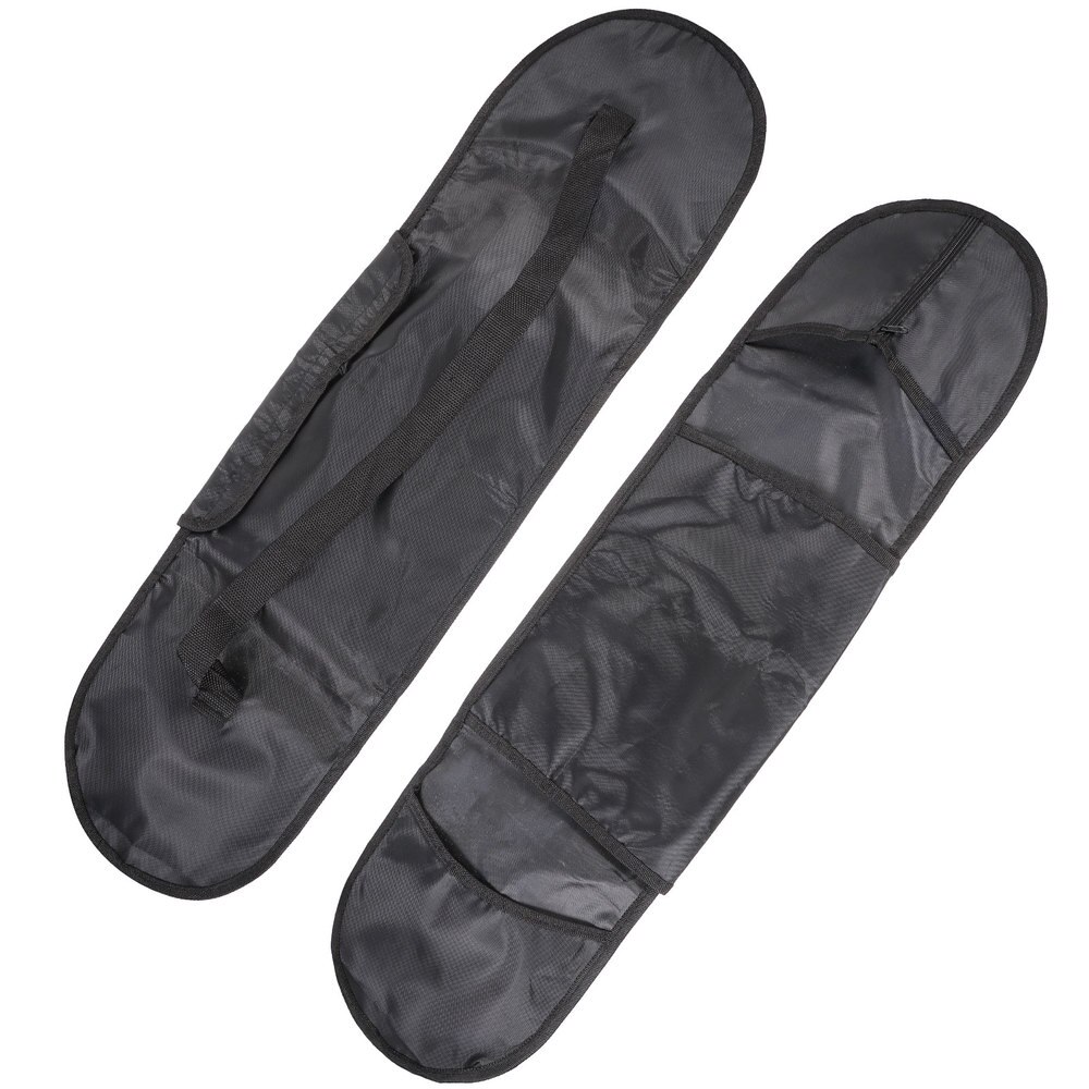 Longboard Bag Skateboard Backpack Skateboard Rucksack (Black)