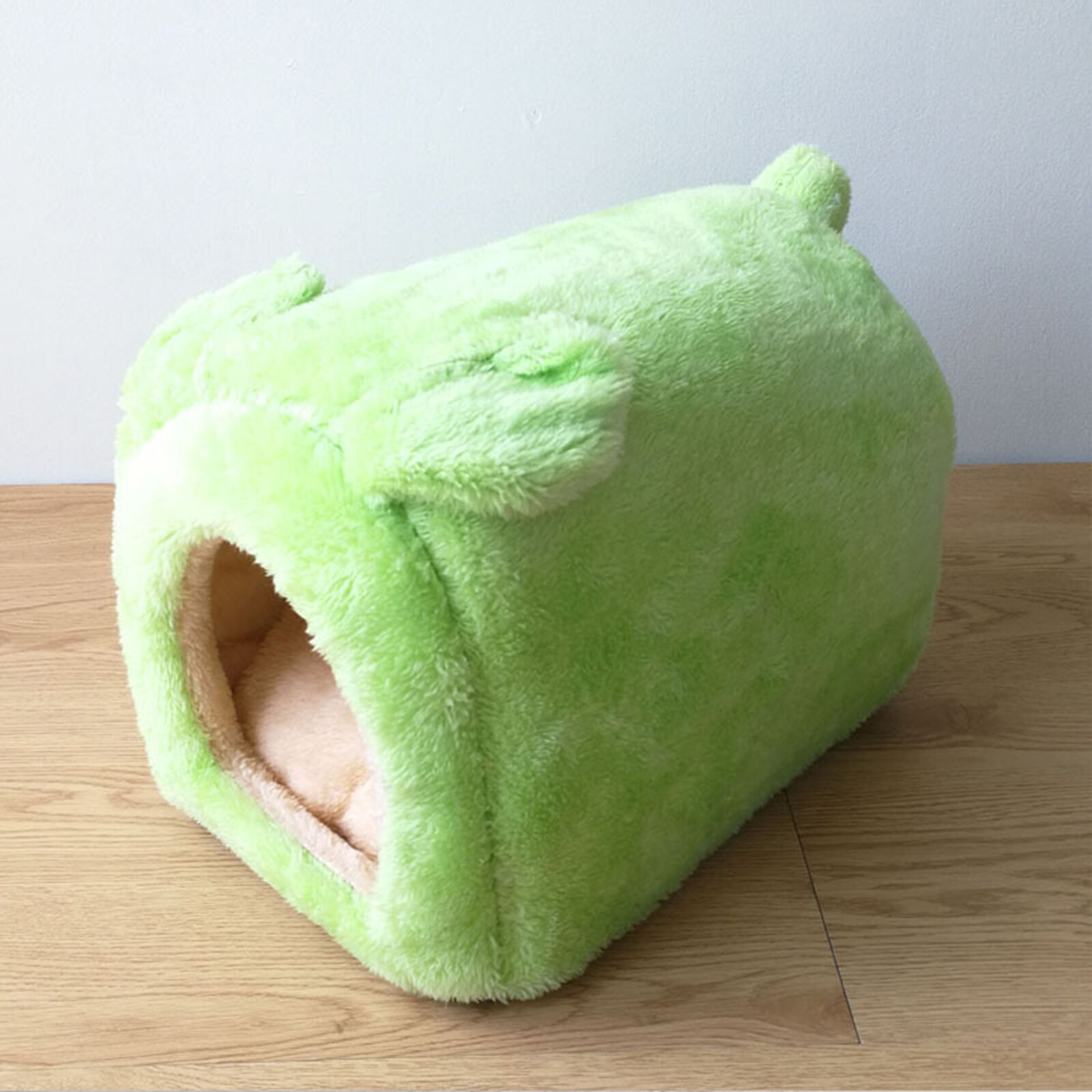 Petit chien maison chat grotte lit Teddy Chihuahua chenil épaissir chiot nid bouledogue yourte pour animaux de compagnie tente petit Animal lit avec tapis: 3 / 35x28x25cm