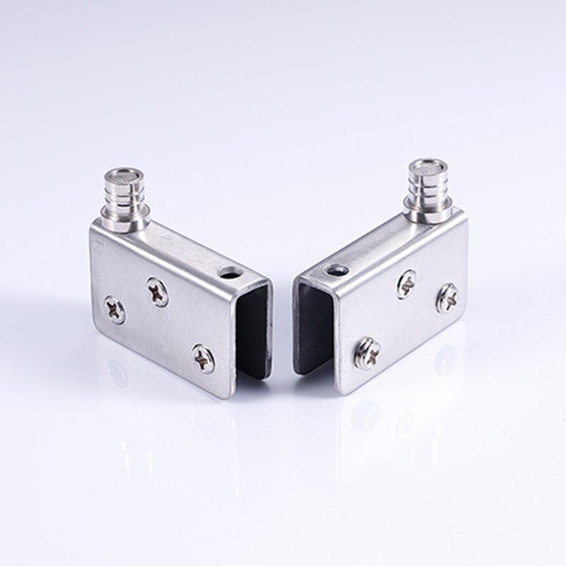 1/2/4pcs Stainless Steel for 5-8mm Glass Door Glass Pivot Clamps Door Hinges AUG889