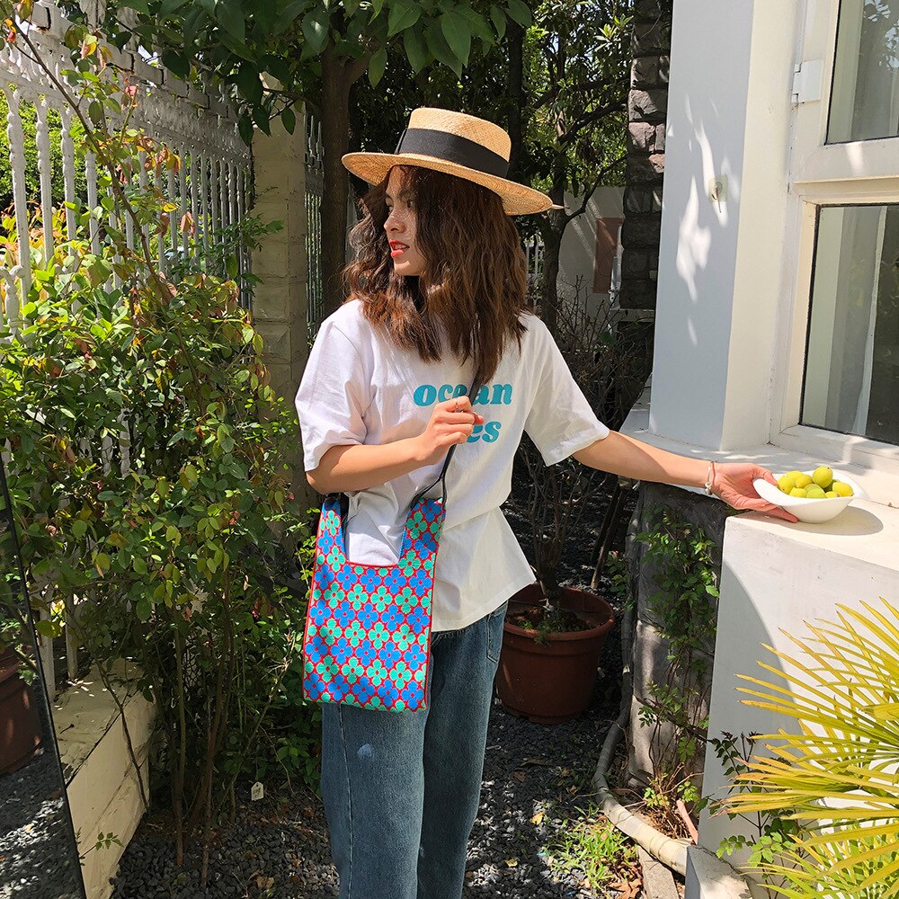 Borsa da polso a maglia moda borsa da donna borsa a mano in corda intrecciata borsa a mano Tote Shopper di alta qualità per donna 2022 donna