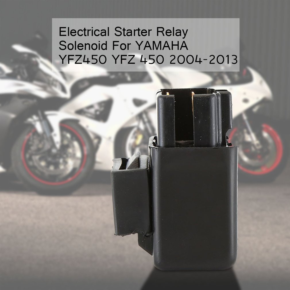 Yerbay Solenoide Relé de Arranque para Yamaha YFZ 450 2010-2011/ YFZ 450 R 2009-2020