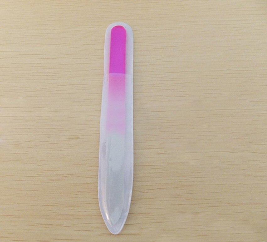 Jeu de limes à ongles en verre cristal, pour manucure, vernis UV, pour Gel UV