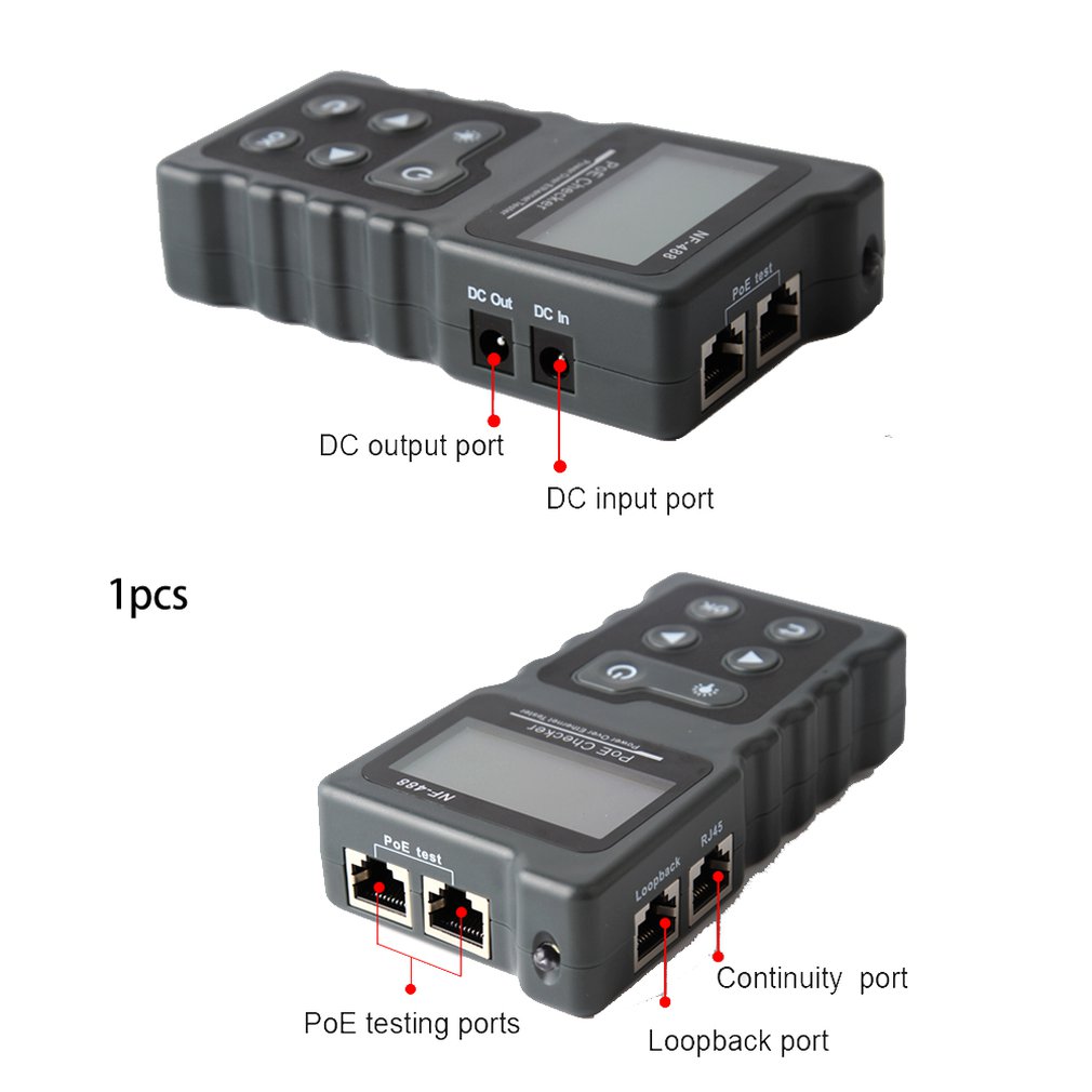 Testeur de réseau électrique via Ethernet Cat5 Cat6 Lan, outil de détection de réseau