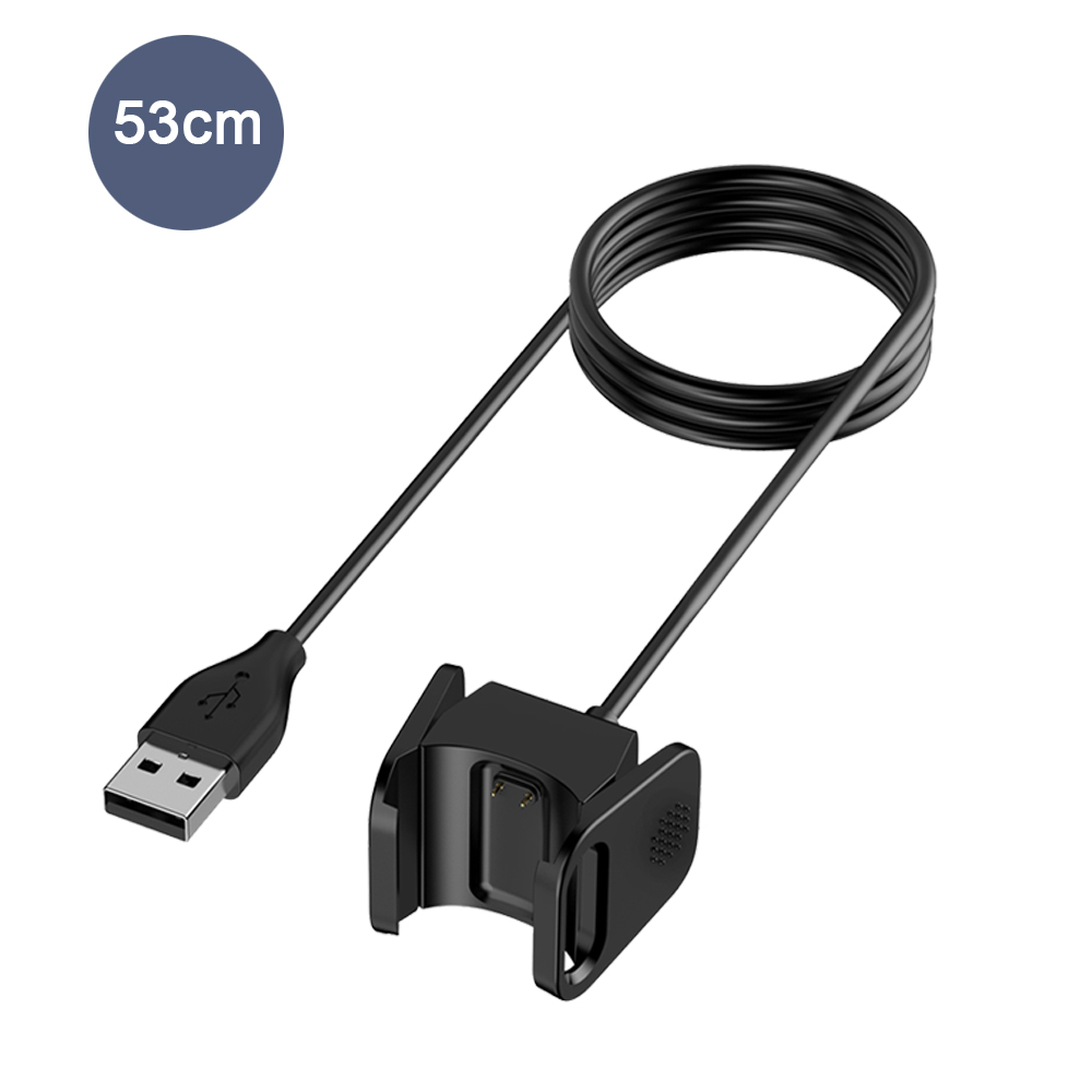 USB-kabeloplader voor Fitbit Charge 3/Charge 4 Opladen USB-kabel Dock Vervangbare oplader voor Fitbit Charge 4 3 Dock-adapter: Rood