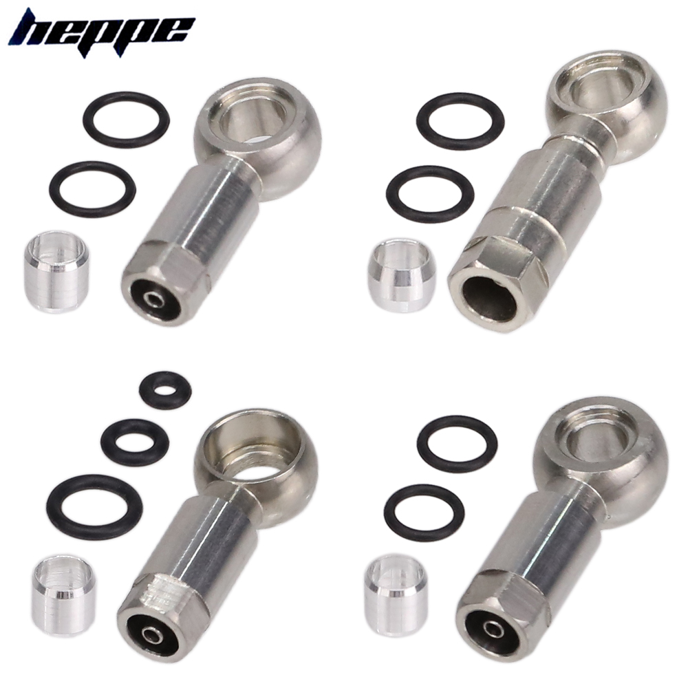 HEPPE Fahrrad hydraulische Bremse Banjo passend zu Edelstahl Schlauch passend zu Olive Verbinder für BH90 SLX/XT/XTR MT4/5/6/7/8 Bremse