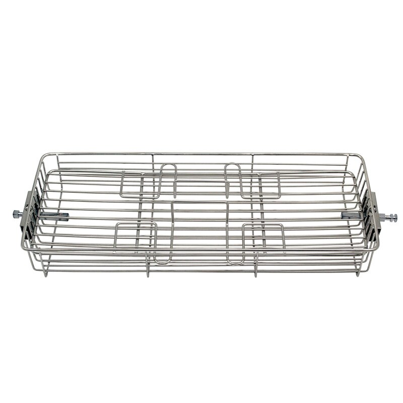 Rustfrit stål 24 l 40l grill steger grill grill grillspyd ovn roter bur stege fisk rejer kød hylde bage værktøj