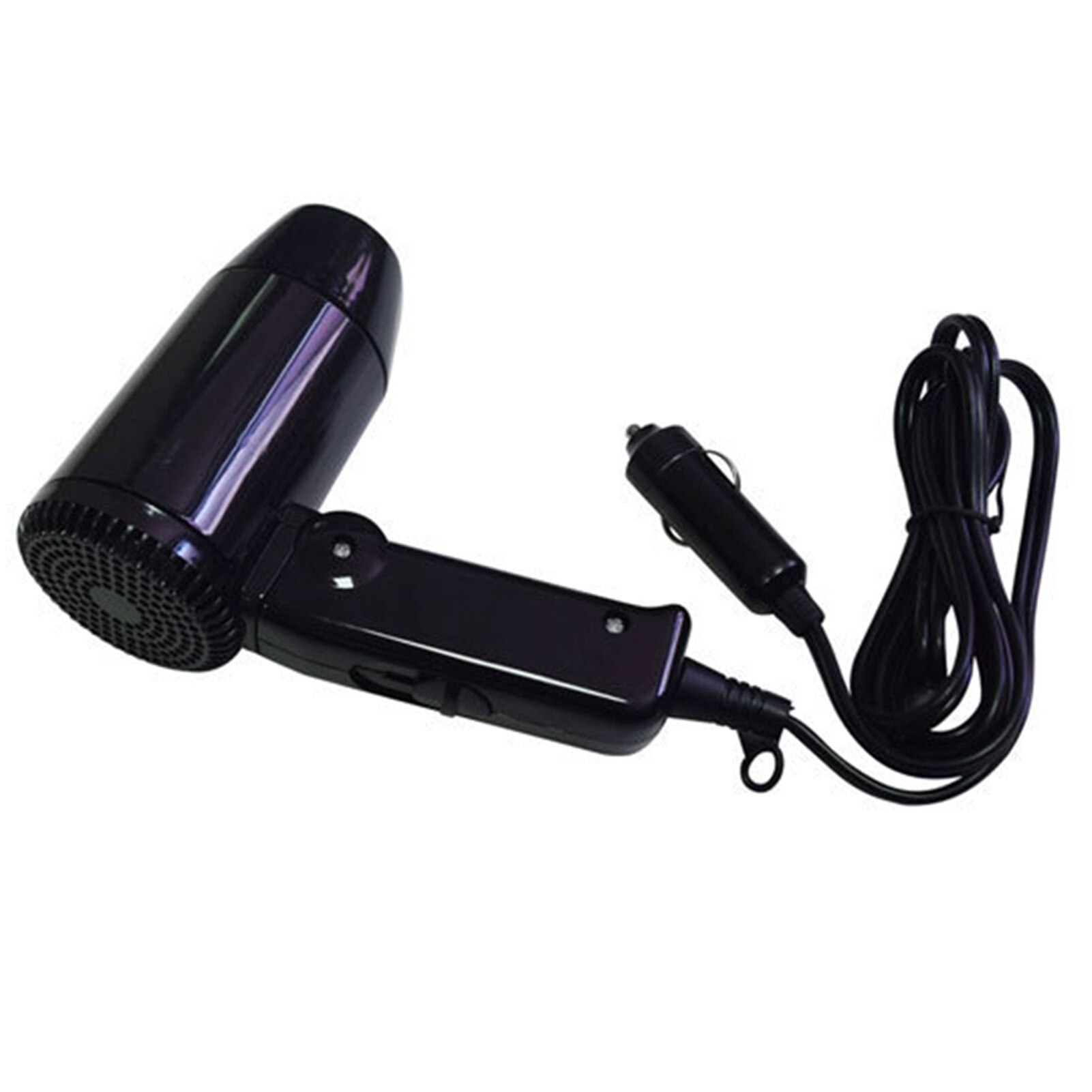 12V Folding Hair Drier Car-styling Hair Drier Car Portable Hair Drier For Car RV Boats Motorhome Trucks Trailer Travel Camping: Default Title