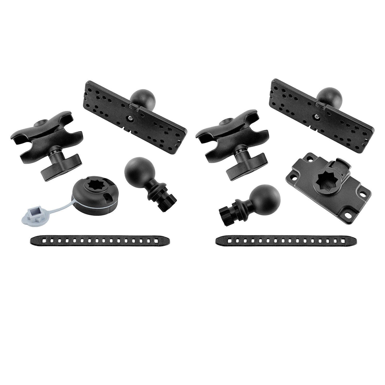 360 Degree Swivel Boat Fish Finder Mount Electronics GPS Mounting Holder Plate for Fishing Boat, Kayak