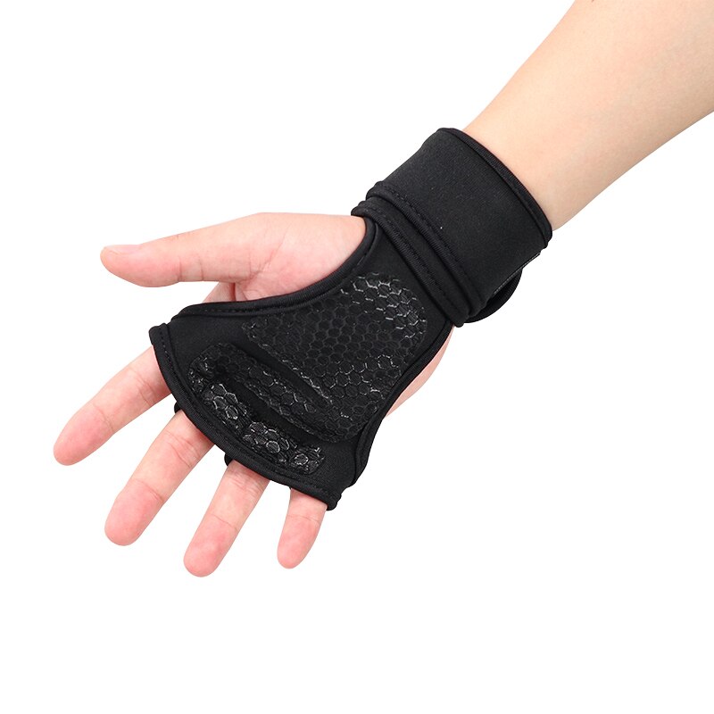 Neue 1 Paar Gewicht Lifting Handschuhe Frauen Männer Fitness Sport Bodybuilding Gymnastik Griffe Gym Hand Palm Schutz Handschuhe