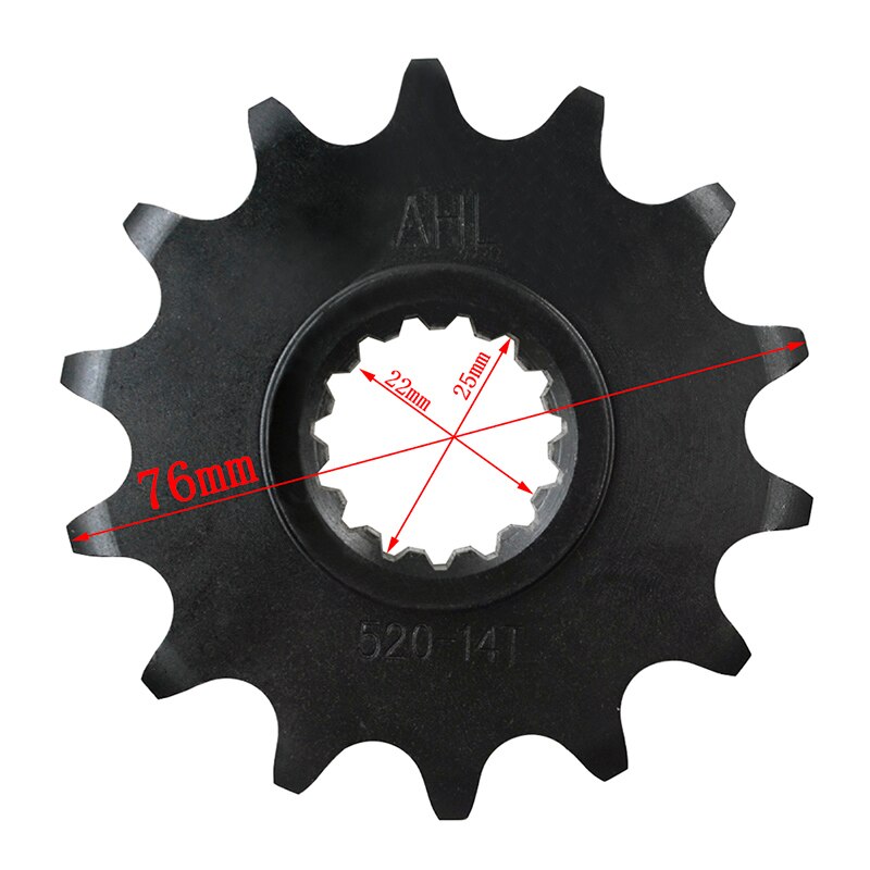 AHL Motorrad 12T 13T 14T Ritzel Getriebe Für KTM EXC-E 300 EXC-F 450 250 SMR450 SX125 SX 250 SX-F 350 XC-W 125 150 SX Quad