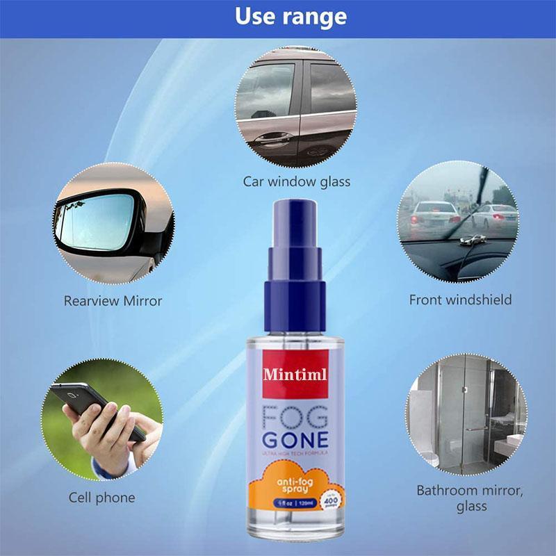 30ML Anti-fog Spray General Anti Fogging Agent For Window Glasses Lens Car Windshield Mobile Phone Screen Fog Gone Sprayer