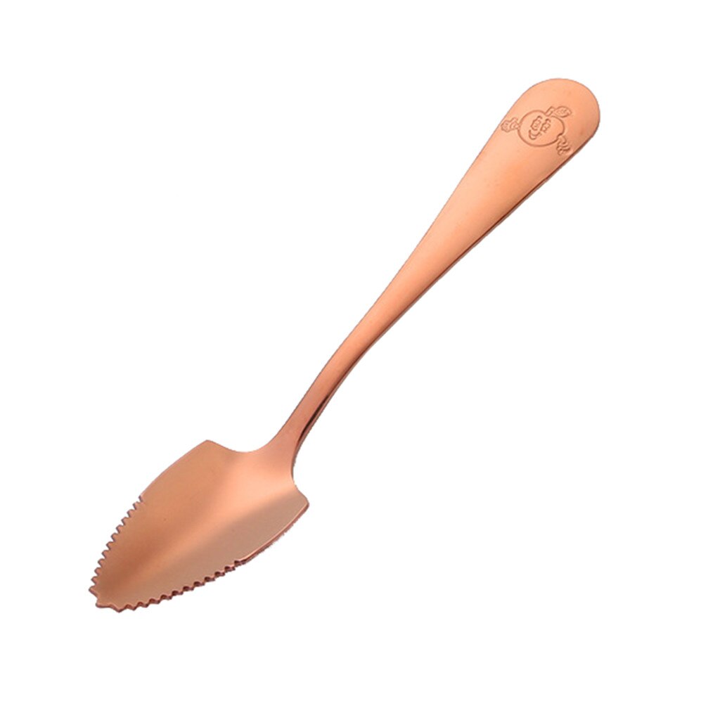 Kitchen Fruit Mud Spoon Stainless Steel Fruit Scraping Mud Spoon Baby Food Supplement Tool With Saw Tooth для кухни повесить