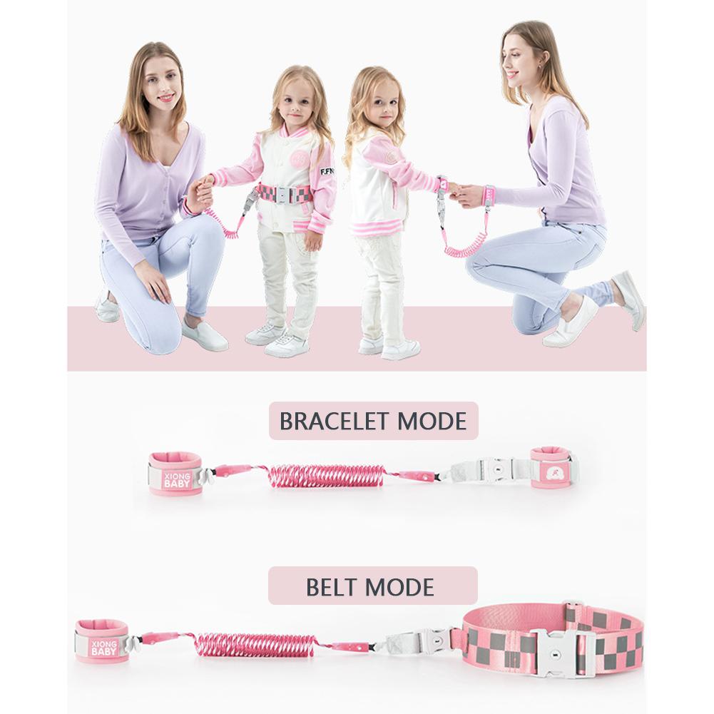 1.5M illuminer enfants bébé sécurité marche harnais Anti perte réglable Traction corde rappel enfant en bas âge poignet taille marche ceinture