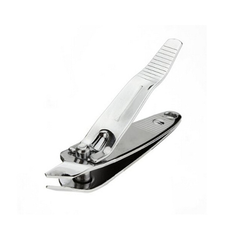 Zilver Roestvrij Staal Nagelknipper Nail Snijmachine Professionele Nail Trimmer Teen Nagelknipper Nail Tool