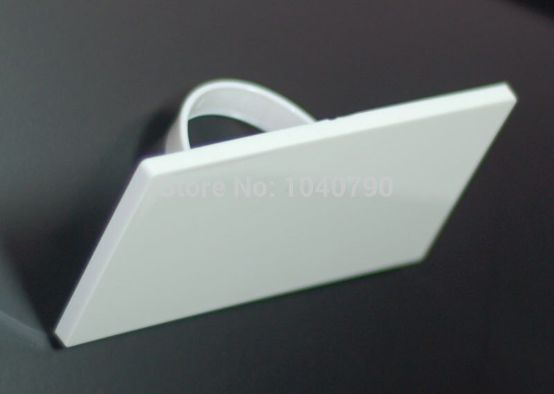 ABS material Rectangle sticker card sets Interview microphones microphone sticker rectangle Rectangle sticker card sets