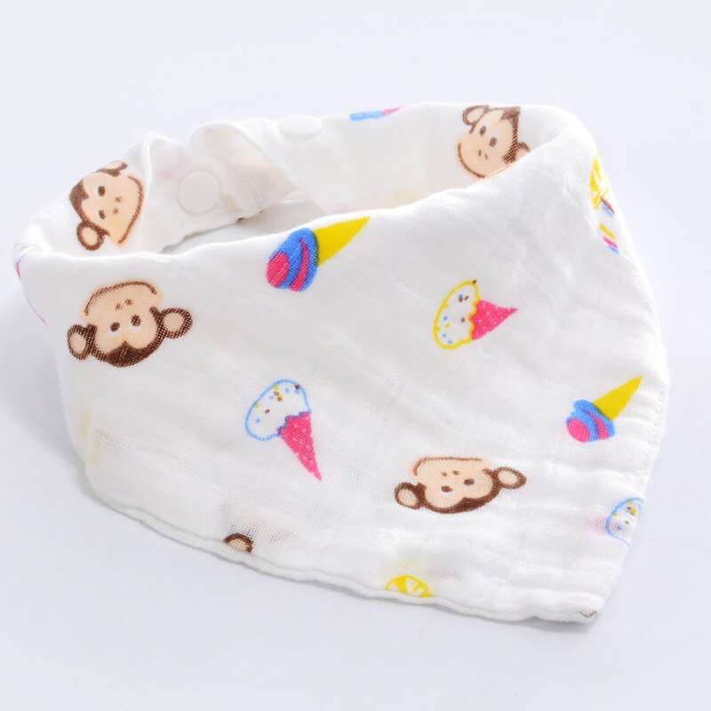 Katoenen Baby Slabbetjes & Burp Doeken Babyvoeding Meisje Bandana Bib Water Absorberen Baby Sjaal Burp Baby Spullen Baby Accessoires BC0023: Paars