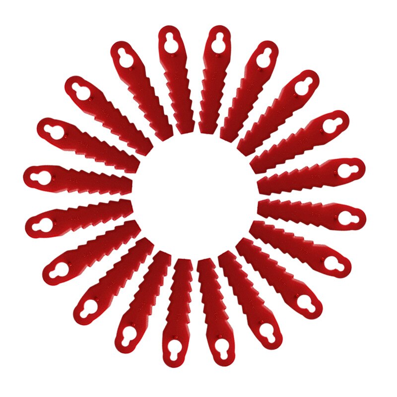 10*5mm Plastic Mower Cutting Blades Grass Trimmer Blades Fit Lawnmower Mower Head Strimmer Cutting Blades Grass