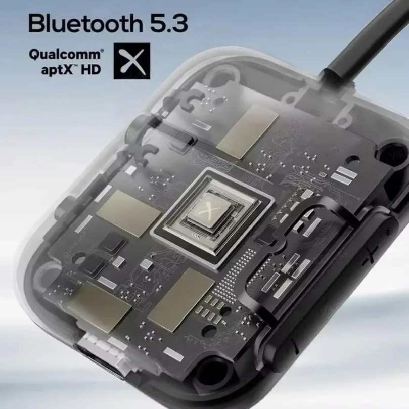 Receptor y transmisor Bluetooth 5,3, adaptador de Audio inalámbrico aptx HD LL AAC SBC, baja latencia, conector AUX RCA de 3,5mm para PC, TV y auriculares