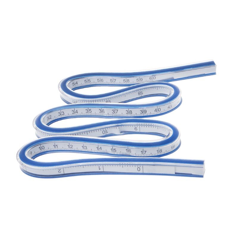 Flexible Curve Ruler Drafting Drawing Tool Plastic Vinyl 30cm 40cm 50cm 60cm: 60