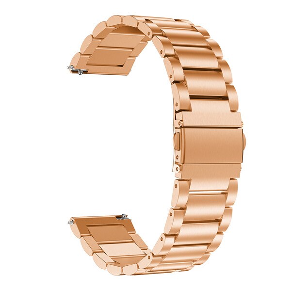 Milanese pulseira de metal para amazfit gts bip s gtr 42mm banda inteligente pulseira de aço inoxidável para huawei relógio gt 2 42mm pulseira: Ouro rosa