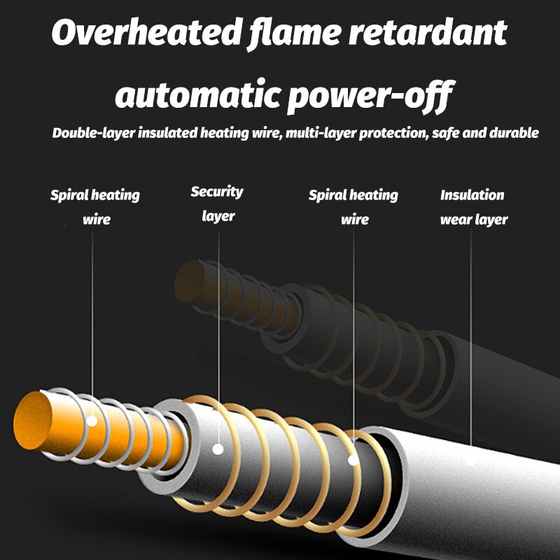 Elektrische deken dikkere verwarming dubbele lichaamswarmer 150*120cm verwarmde deken thermostaat elektrische verwarmingsdeken elektrische verwarming