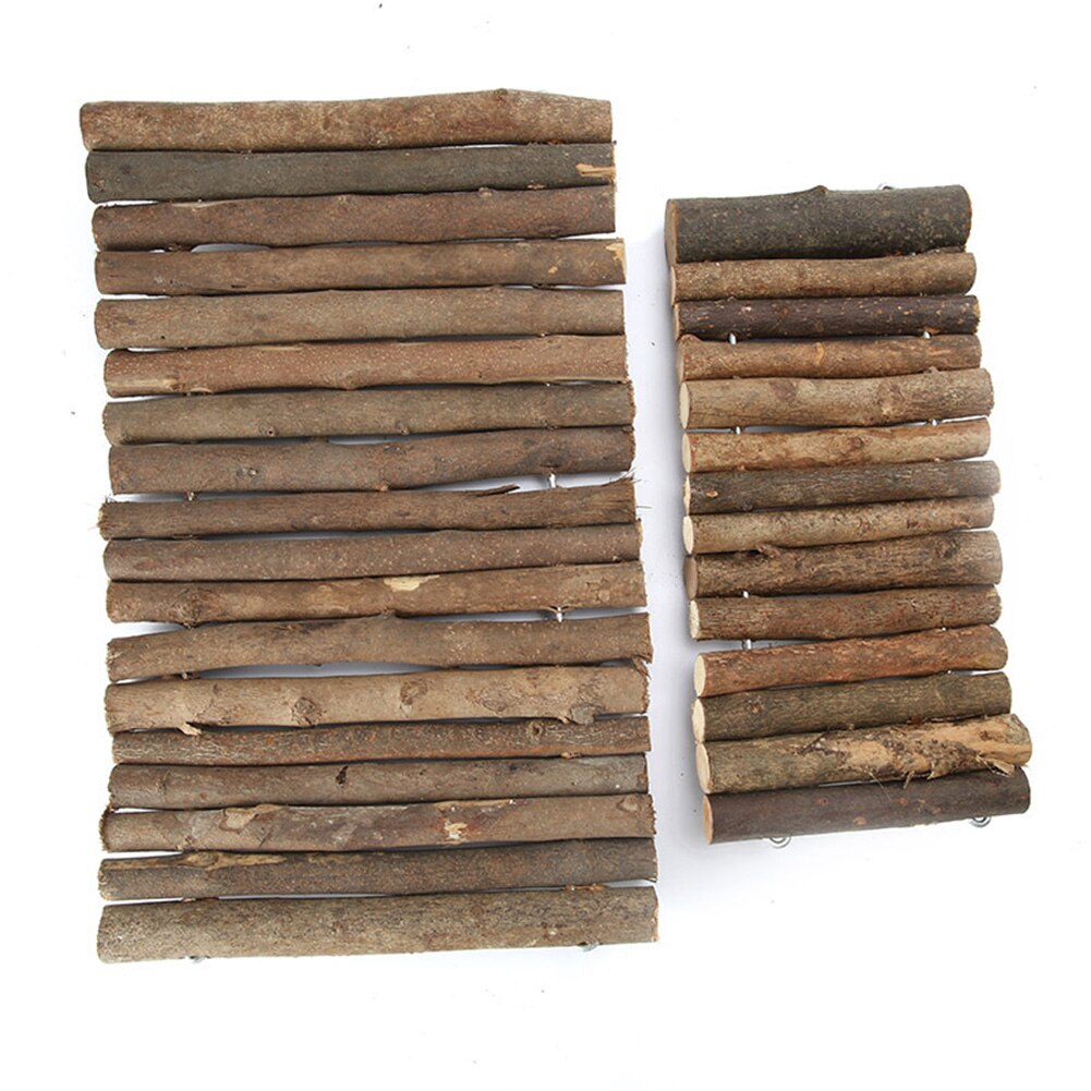 Holz Zaun Brücke Spielzeug Hamster Guinea Schweine Igel Kleine Ebene Haustier KäFeige Dekor