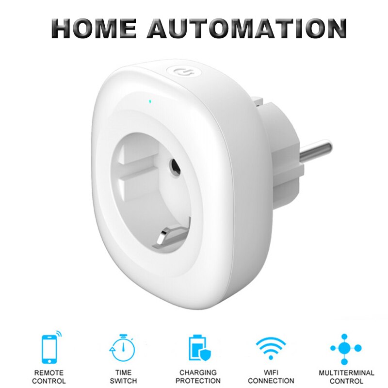 EU Wifi Smart Socket USB Stecker Elektrische Outlets Gsm Steckdose Timer Energie Monitor Mobile Voice Control Smart Home tuya