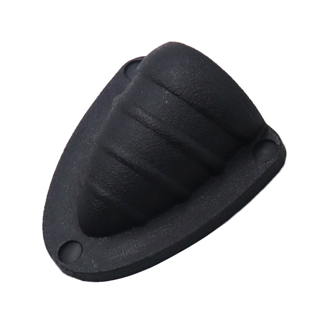 Zwart Nylon Clamshell Vent/Draad Cover Clam Vent Voor Boot (60X65X25Mm)