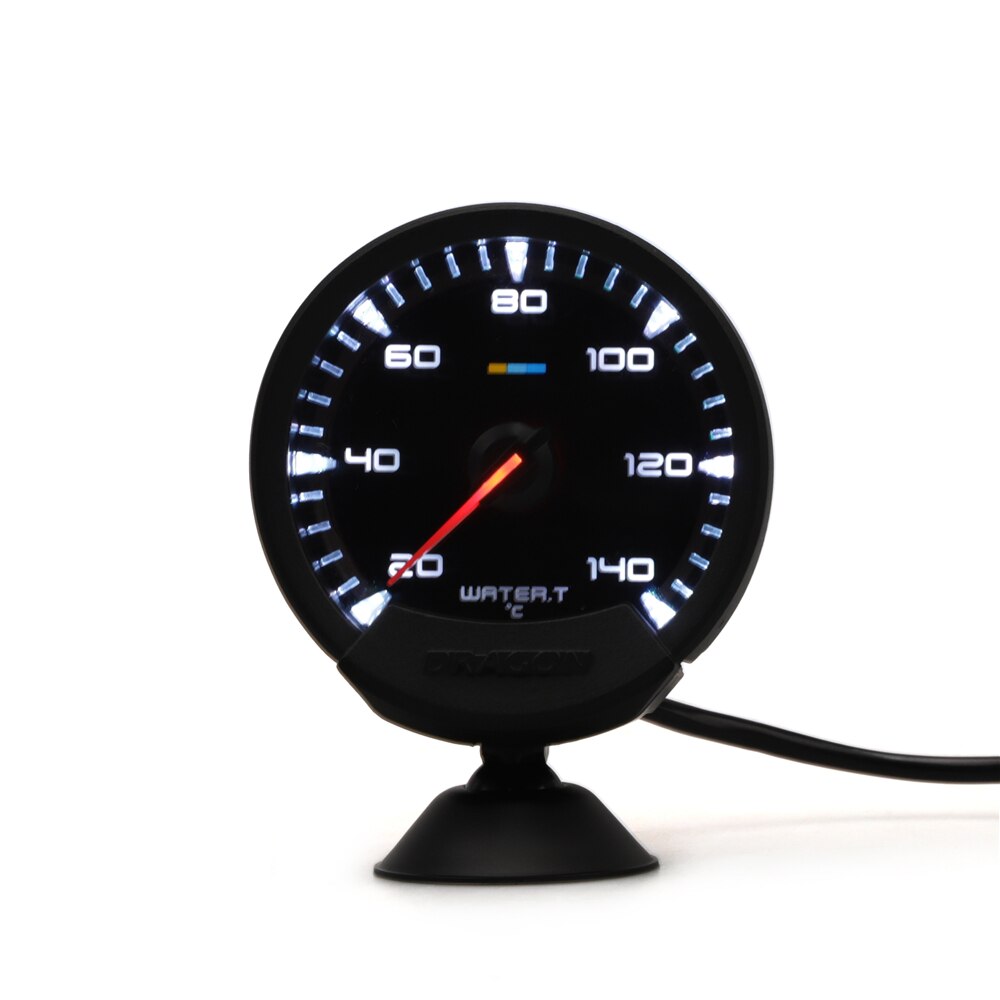 2.5" 60mm Car Gauge LED Digital Display Voltmeter Voltage Oil Temp Oil Press Watertemp Fuel Pressure Tachometer Boost PSI: Water temp
