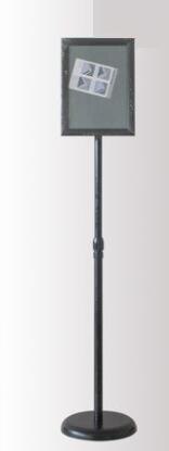 Stainless Steel Floor Sign Stand A4 Poster Frame Lifting Billboard Hotel Door Guide Advertising Banner Floor Stand Signage Rack: 2