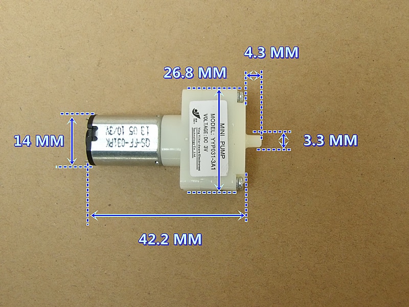 Dc3v mini luchtpomp druk zuurstofpomp luchtpomp voor bloeddrukmeter & aquarium
