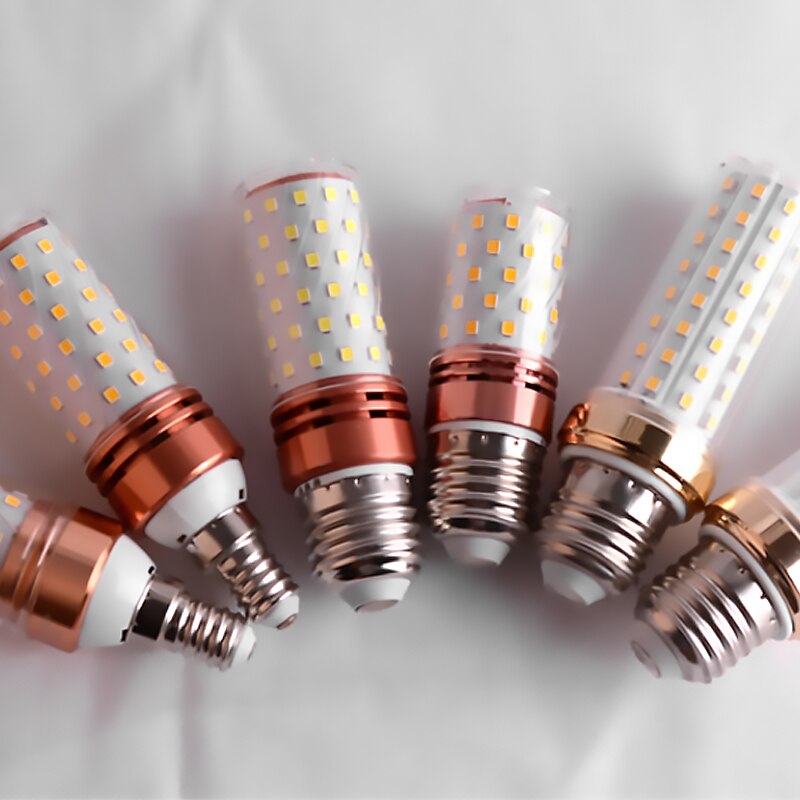 E27 E14 12W 16W 24W Led bougie ampoule 220V 230v économiser de l'énergie /froid blanc lampe épis de maïs LED Bombillas lumière à la maison