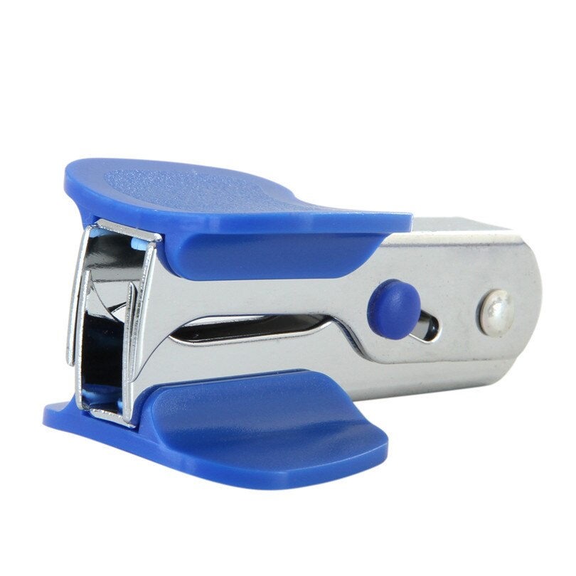 1Pc grapa metálica removedor para 24/6 y 26/6 grapas 0231 Oficina suministros de encuadernación inteligente discontinuas removedor Extractor de clavos