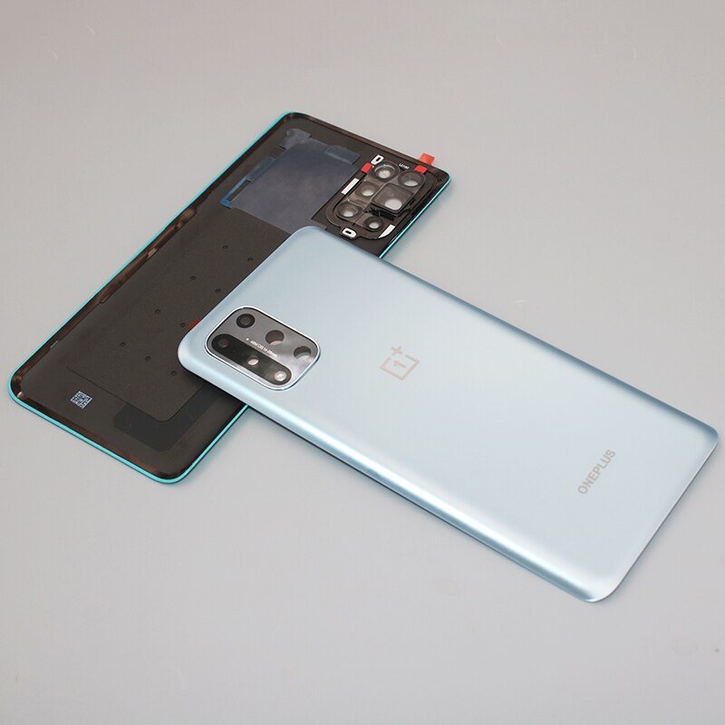 Originalt oneplus batteri bakdeksel glass bakdør kabinett panel deksel telefon erstatning for en pluss 1+ 8t 8 t med kameralinse