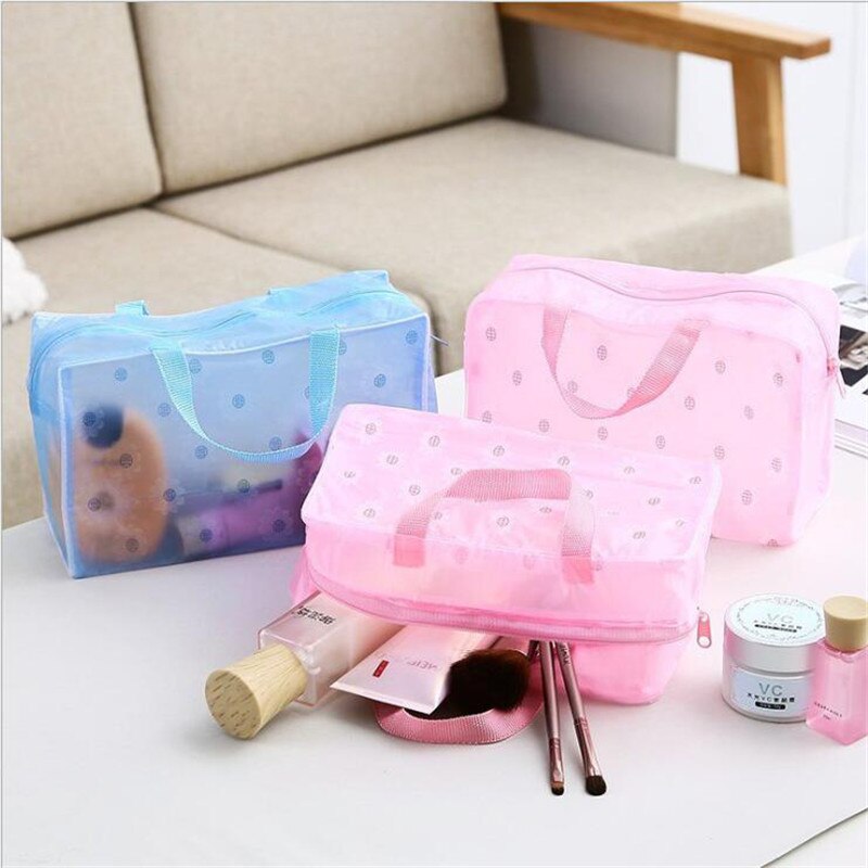 Women Girl Travel Cosmetics Organizer Bags Waterproof Bathroom Wash Bags Storage Bag for Shampoo Bathing Makeup Tool