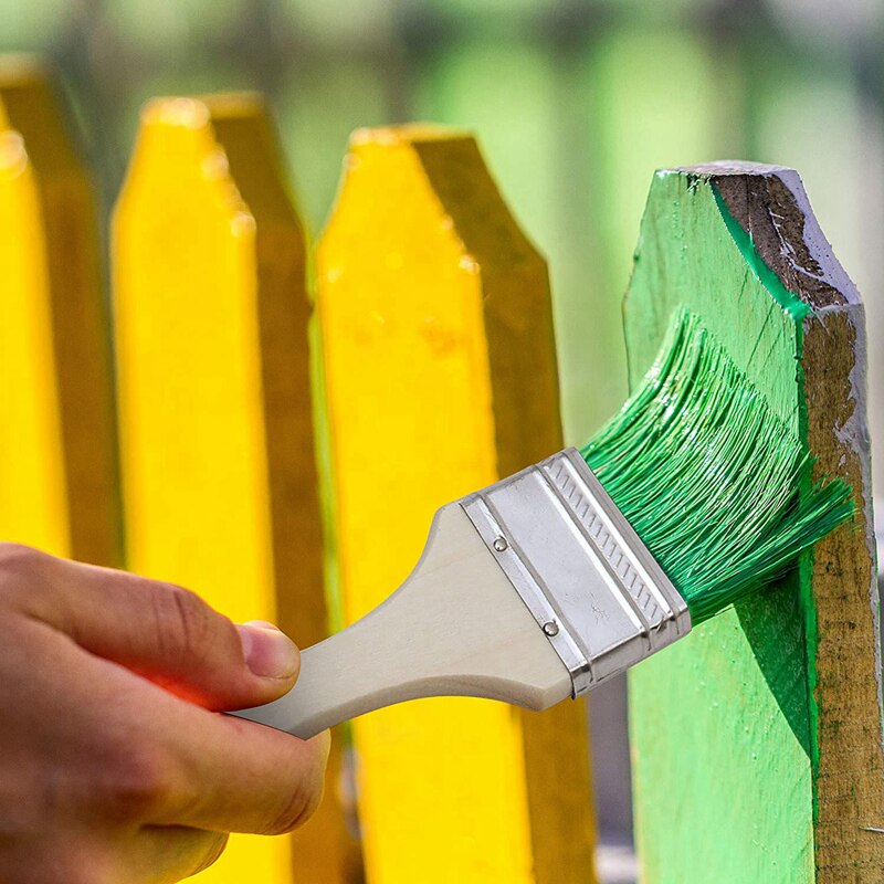 24 Stuks Penselen 70Mm Chip Verf En Vernis Borstel Perfect Voor Muur En Houten Schilderen Vlekken Lijmen