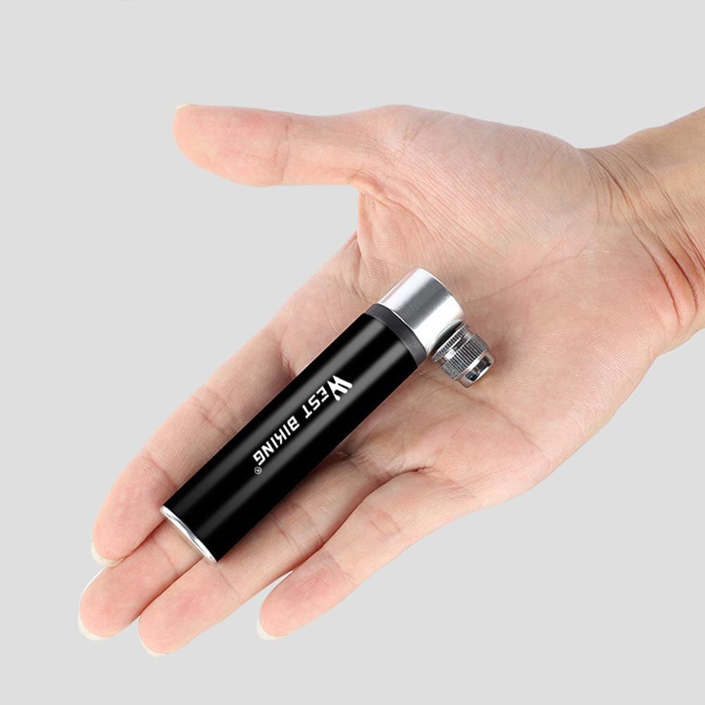 Portable Mini Bike Pump 120psi Aluminum Alloy MTB Road Bicycle Pump Cycling Wheels Tire Pump Ball Rear Suspension Inflator 2022