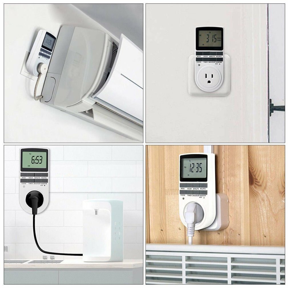 Elektronische Digitale Timer Schalter AU Stecker Küche Timer Outlet 240V 7 Tag 12/24 Stunde Programmierbare Timing Buchse