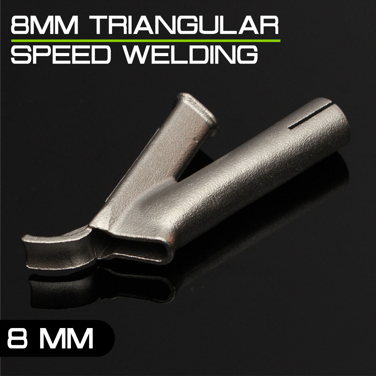 8mm Triangular Speed Welding Nozzle Triangular Welding Tip for Polythene Plastic Welding Polypropylene