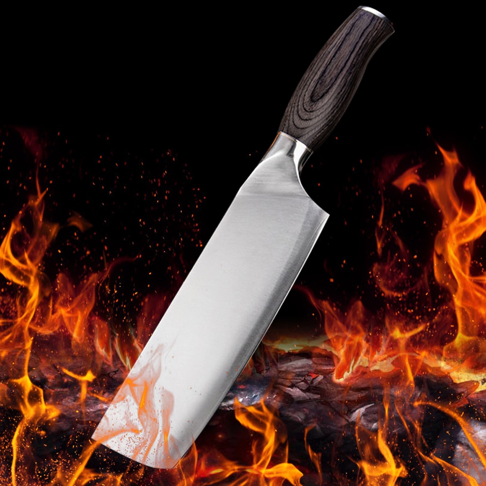Chef 'S Snijden Nakiri Messen Gereedschappen 9Cr18 Roestvrijstalen Keukenmes Huishouden Keuken Vlees Slicer Koken Accessoires Gereedschap