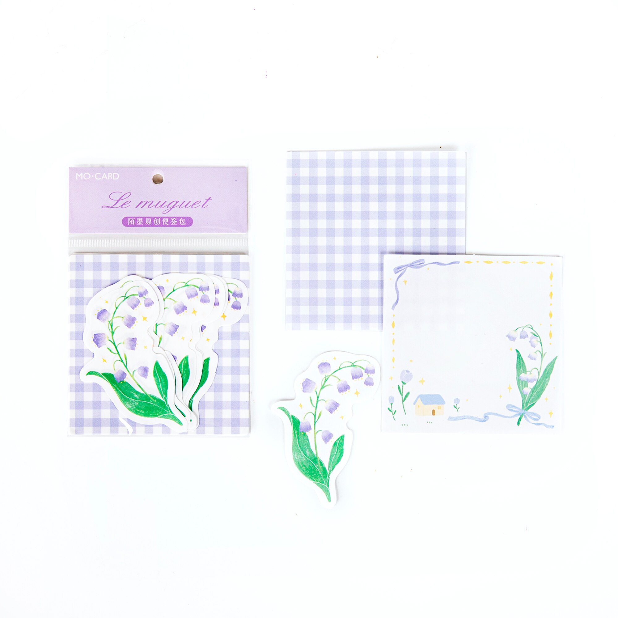 Mo. cartão almofada de memorando de flor suave papel diy mensagem nota bloco de notas 1 pacote varejo: 3