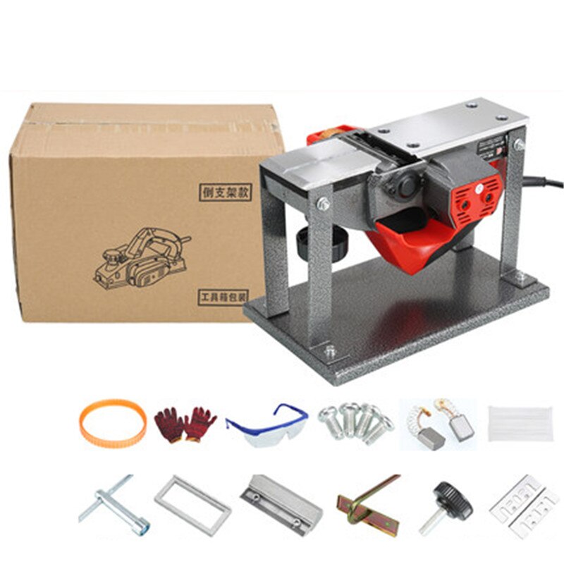 Small Electric Planer Woodworking Tools 220V/500W Household Multifunction Portable Desktop Carpenter Precise Planing width150MM