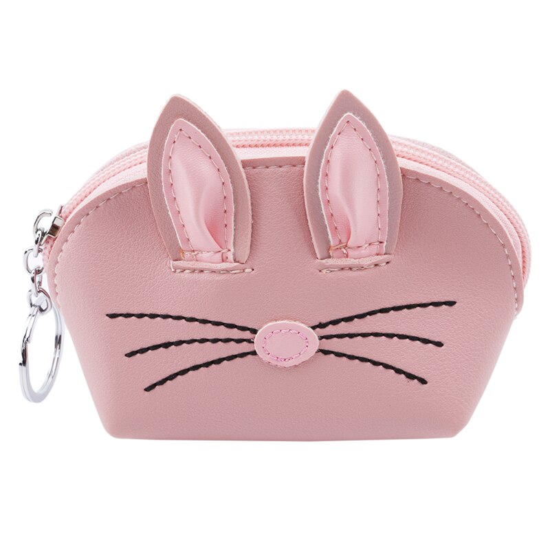 Cute Bunny Rabbit Coin Bag Key Bag Women Girls Cartoon Wallet Card Holder Long Wallet Purse