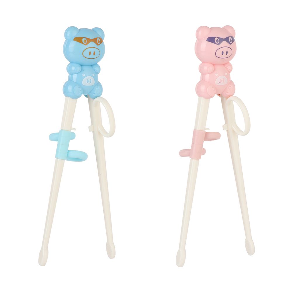 Finger Sets Correct Usage Practice Chopsticks Training Chopsticks Children Cartoon Pig Learning Chopsticks