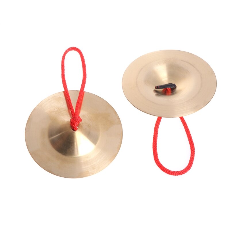 Cobre platillo mano percusión Orff instrumentos niños juguetes educación temprana