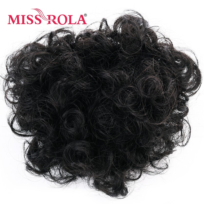 chybić Rola krótkie kręstożek pączek Chignon syntetyczne Updo klip w ptyś kucyk kok rozszerzenie 5 cal 30g każda