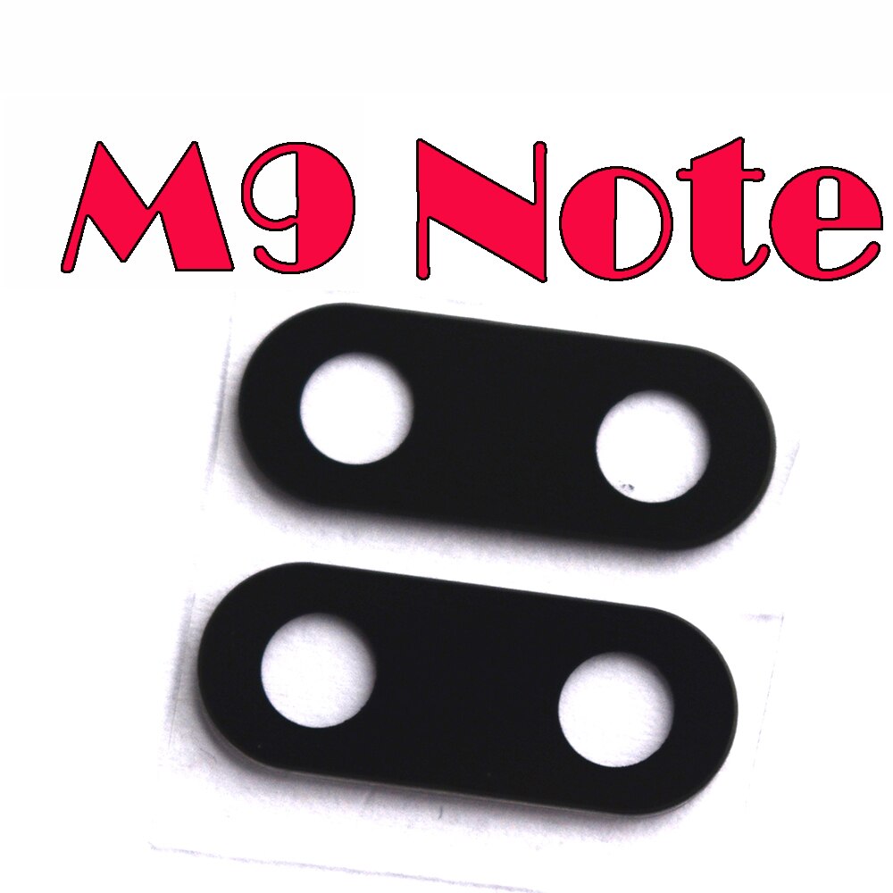 2x Glass back rear camera lens for Meizu MX3 MX4 MX5 MX6 pro pro6 6S Pro7 plus M1 M2 M3 M3S M5C M5 M5S M15 M6 note M3E E3 E2: M9 Note