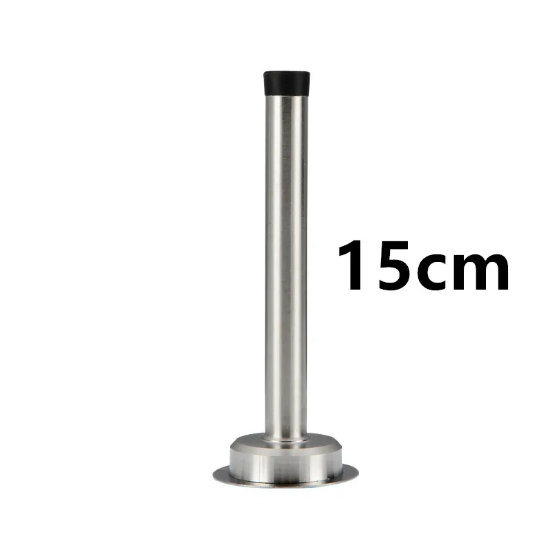 Rubber Wall Mounted Door Stopper Stainless Steel Door Stops Holder Catch Floor Fitting With Screws Bedroom Home Hardware: Gold